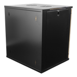 Deltaco 19-5412B rack 12U Da parete Nero (DELTACO 19-5412B kabinet - 12U)