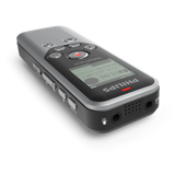 Philips DVT1250 dittafono Memoria interna e scheda di memoria Nero, Grigio