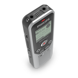 Philips DVT1250 dittafono Memoria interna e scheda di memoria Nero, Grigio