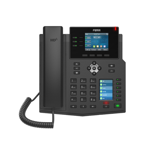 Fanvil X4U telefono IP Nero 12 linee LCD Wi-Fi