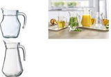 Esmeyer Arcoroc Glaskrug ARC, ohne Deckel, 0,5 Liter aus gehrtetem Glas, Hhe: 140 mm, Durchmesser: 95 mm, - 12 Stck (384-3080)