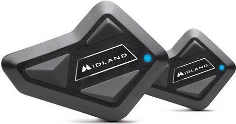 Midland BT Mini - Bluetooth Headset fr Motorradhelme, Doppelset (134825)