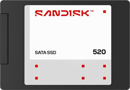 SanDisk 520 SATA III SSD 500GB 2,5 Zoll (SDSS51500GAB-000G0)