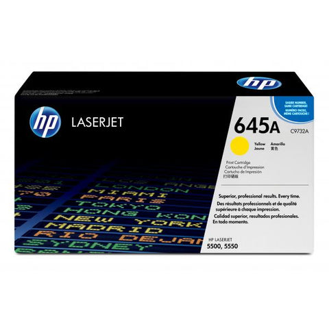 HP C9732A CARTUCCIA STAMPA SMART PER STAMPANTI HP COLOR LASERJET GIALLO(C9732A)