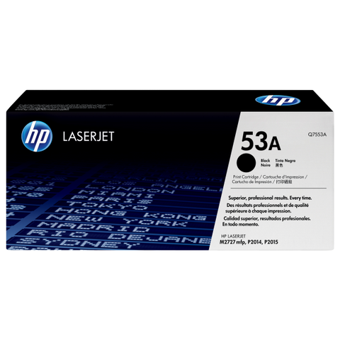 HP 53A TONER NERO PER LASERJET M2727NF MFP-M2727NFS MFP GARANZIA ITALIA (Q7553A)