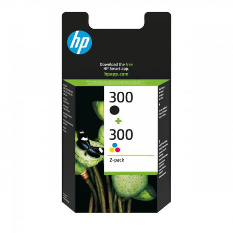 HP 300 CARTUCCIA NERO + MULTICOLOR PER ENVY 120 E-ALL-IN-ONE/110 ALL IN ONE/DESKJET F4580 ALL IN ONE (CN637EE)
