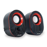 CONCEPTRONIC EQUIP 245332 MINI SPEAKER 2x3W CABLATO NERO ROSSO