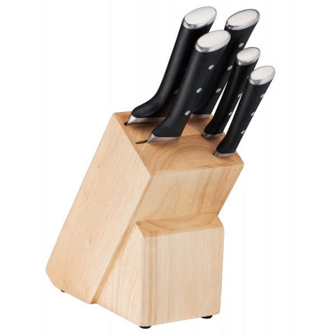 Tefal Ice Force K232S5 posata da cucina e set di coltelli 5 pz Set di coltelli/coltelleria con ceppo