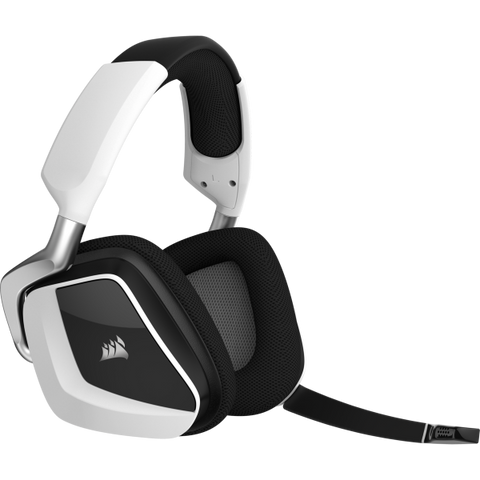 Corsair VOID RGB ELITE Wireless auricolare Padiglione auricolare Stereofonico Nero, Bianco