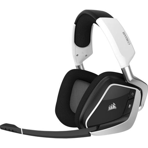 Corsair VOID RGB ELITE Wireless auricolare Padiglione auricolare Stereofonico Nero, Bianco