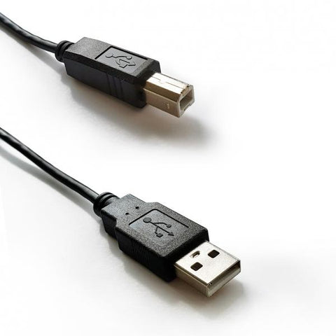 ATLANTIS CAVO USB 2.0 A/B M/M CONNETTORE TIPO A MASCHIO /CONNETTORE TIPO B MASCHIO 1.8 MT NERO