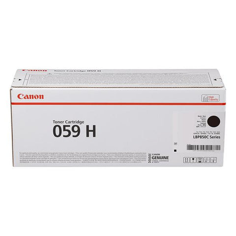 Canon 059H BK cartuccia toner 1 pz Originale Nero (CARTRIDGE 059 H BK TONER)
