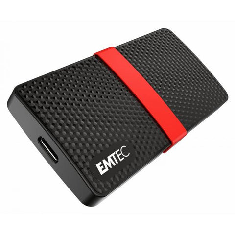 Emtec X200 1000 GB Nero, Rosso