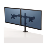 FELLOWES 8502601 BRACCIO DA SCRIVANIA/TAVOLO PER MONITOR DOPPIO REFLEX A SCHERMO PIATTO 27" BLACK
