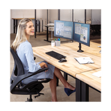 FELLOWES 8502601 BRACCIO DA SCRIVANIA/TAVOLO PER MONITOR DOPPIO REFLEX A SCHERMO PIATTO 27" BLACK