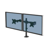 FELLOWES 8502601 BRACCIO DA SCRIVANIA/TAVOLO PER MONITOR DOPPIO REFLEX A SCHERMO PIATTO 27" BLACK