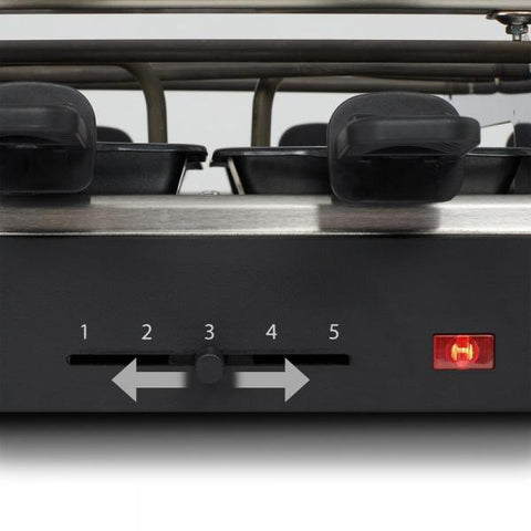 Cloer 6446 griglia per raclette 8 persona(e) Nero 1200 W