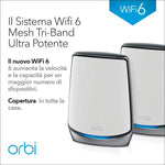 Netgear RBK852 Dual-band (2.4 GHz/5 GHz) Wi-Fi 6 (802.11ax) Nero, Grigio 4 Interno