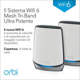 Netgear RBK852 Dual-band (2.4 GHz/5 GHz) Wi-Fi 6 (802.11ax) Nero, Grigio 4 Interno