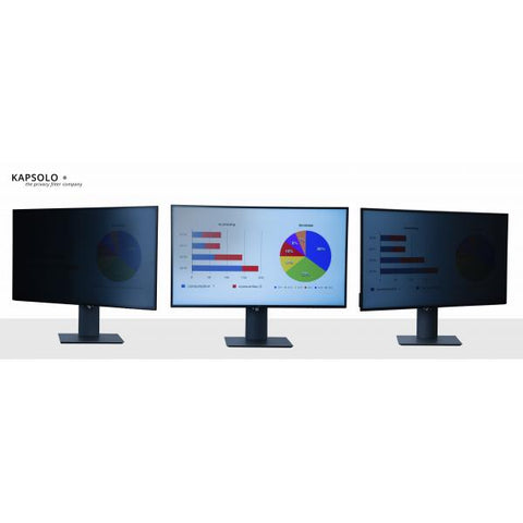 KAPSOLO 2-Way Filtro adesivo per schermo Plug in 71,1cm [28] Wide 16:10 (2-Way Plug In Privacy 71,1Cm - [28] Wide 16:10 28 3H - Warranty: 12M)