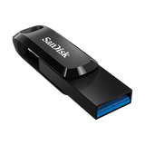 SANDISK ULTRA DUAL DRIVE GO CHIAVETTA USB 2 IN 1 TIPO C/TIPO A 3.0 128 GB NERO