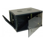 EXC 755077 rack 12U Rack indipendenti Nero (19 INCH Wall Mount Cabinet Black 450mm - 12U)