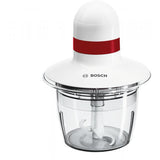 Bosch MMRP1000 tritaverdure elettrico 0,8 L 400 W Rosso, Trasparente, Bianco