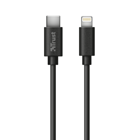 CAVO TRUST LIGHTNING PER APPLE USB-C 1MT NERO 23135