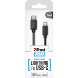 CAVO TRUST LIGHTNING PER APPLE USB-C 1MT NERO 23135
