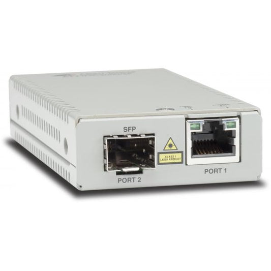 Allied Telesis AT-MMC2000/SP-960 convertitore multimediale di rete 1000 Mbit/s 850 nm Modalit multipla Argento (Allied Telesis AT MMC2000/SP - Fibre media converter - 1GbE - 10Base-T, 1000Base-X, 1
