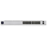 UBIQUITI USW-24-POE-EU SWITCH GESTITO L2/L3 24 PORTE GIGABIT 10/100/1000 DI CUI 16 PoE 95 W - 2 PORTE SFP MONTABILE A RACK