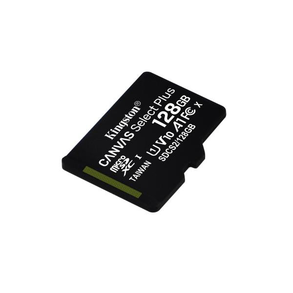 MICRO SD KINGSTON 128GB CL10 UHS-I CON ADATT 100MB/S LET.85MB/S SCRIT.