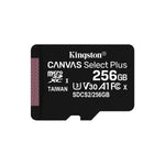 MICRO SD KINGSTON 256GB CANVASSELECTPLUS+ADATTATORE