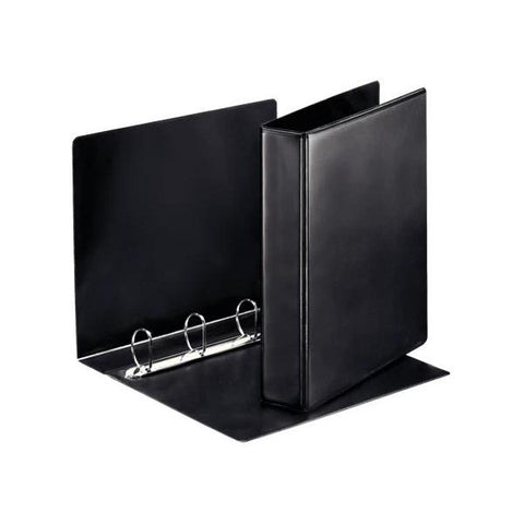 Esselte 49763 raccoglitore ad anelli A4 Nero (Esselte Essentials Presentation Ring Binder Polypropylene 4 D-Ring A4 40mm Rings Black [Pack 10] 49763 DD)