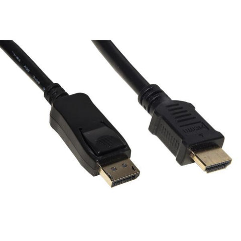 CAVO ADATTATORE LINK DISPLAYPORT CONNETTORI DP 1.2 - HDMI 1.4 4K Kx2K 30 HZ 1 MT