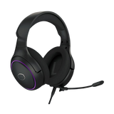COOLER MASTER MH650 RGB CUFFIA GAMING CON SUONO SURROUND VIRTUALE 7.1 USB MICROFONO ULTRA-CLEAR BOOM COLORE NERO