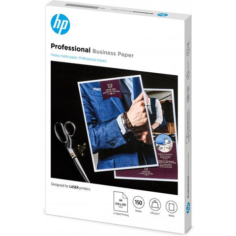 HP CARTA PROFESSIONALE OPACA 200 GR 210X297 mm A4 CONF 150 Pz.