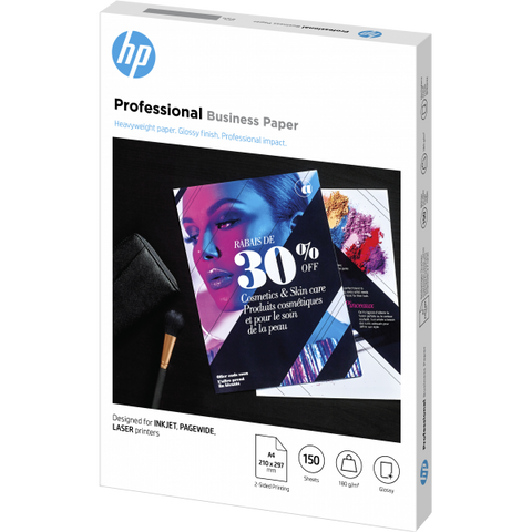 HP CARTA PROFESSIONALE LUCIDA 180 GR210X297 mm A4 CONF 150 Pz.
