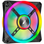 CORSAIR ICUE QL140 RGB VENTOLA CON LED RGB DA 140 MM 34 LED RGB REGOLABILI SINGOLARMENTE FINO A 1.250 GIRI/MIN SILENZIOSA SMORZATORI IN ANTIVIBRAZIONE CONFEZIONE SINGOLA
