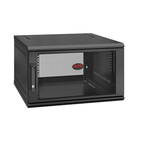APC NetShelter WX 6U Single Hinged Wall-mount Enclosure 600mm Deep Da parete Nero
