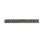 NETGEAR GS316PP Non gestito Gigabit Ethernet [10/100/1000] Supporto Power over Ethernet [PoE] Nero (16-P. GB POE+ UNMGD SWITCH 183W - FLEXPOE)