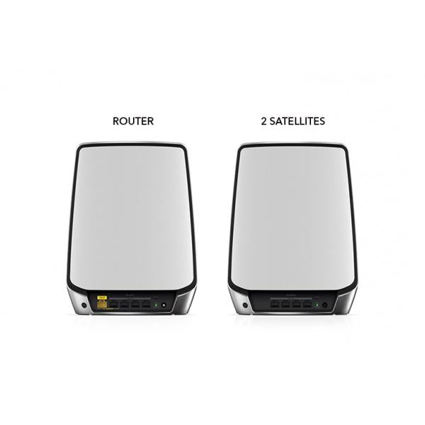 Netgear RBK853 Banda tripla (2.4 GHz/5 GHz/5 GHz) Wi-Fi 6 (802.11ax) Grigio 4 Interno