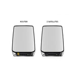 Netgear RBK853 Banda tripla (2.4 GHz/5 GHz/5 GHz) Wi-Fi 6 (802.11ax) Grigio 4 Interno