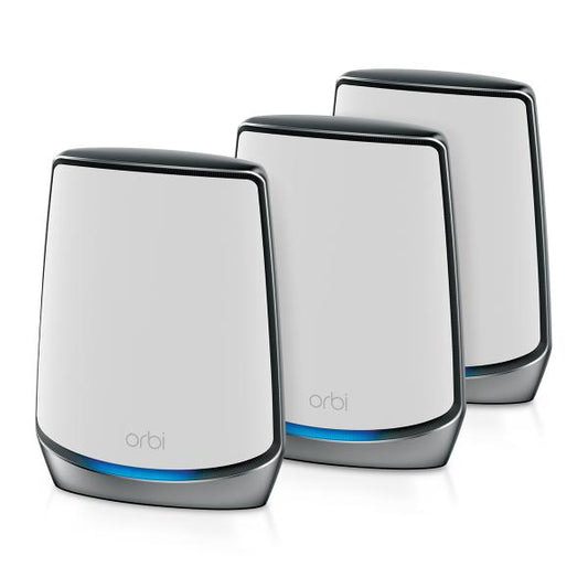 Netgear RBK853 Banda tripla (2.4 GHz/5 GHz/5 GHz) Wi-Fi 6 (802.11ax) Grigio 4 Interno
