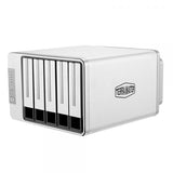 TerraMaster F5-422 server NAS e di archiviazione J3455 Collegamento ethernet LAN Desktop Grigio