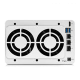 TerraMaster F5-422 server NAS e di archiviazione J3455 Collegamento ethernet LAN Desktop Grigio