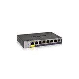 NETGEAR GS108T-300 Gestito L2/L3/L4 Gigabit Ethernet [10/100/1000] Grigio (NETGEAR GS108T SWITCH)