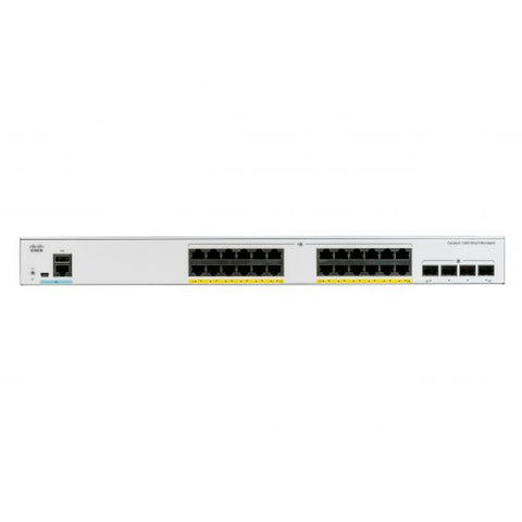 Cisco Catalyst C1000-24T-4G-L switch di rete Gestito L2 Gigabit Ethernet [10/100/1000] Grigio (Cisco Catalyst 1000-24T-4G-L - Switch - Managed - 24 x 10/100/1000 + 4 x Gigabit SFP [uplink] - rack-mou