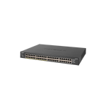NETGEAR GS348PP Non gestito Gigabit Ethernet [10/100/1000] Supporto Power over Ethernet [PoE] Nero (NETGEAR GS348PP - Switch - unmanaged - 48 x 10/100/1000 [24 PoE+] - desktop, rack-mountable - PoE+