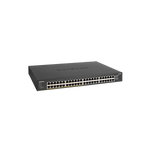 NETGEAR GS348PP Non gestito Gigabit Ethernet [10/100/1000] Supporto Power over Ethernet [PoE] Nero (NETGEAR GS348PP - Switch - unmanaged - 48 x 10/100/1000 [24 PoE+] - desktop, rack-mountable - PoE+